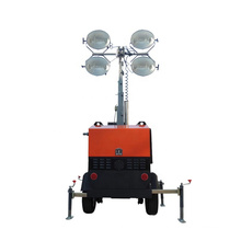 Rugged canopy kubota d1105 user-friendly control panel stadium light tower